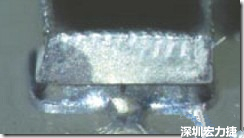 不沾錫，空焊不沾錫