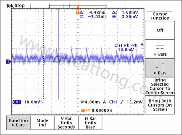  圖10. 在VCO電源端增加旁路電容后減小了噪聲。-深圳宏力捷