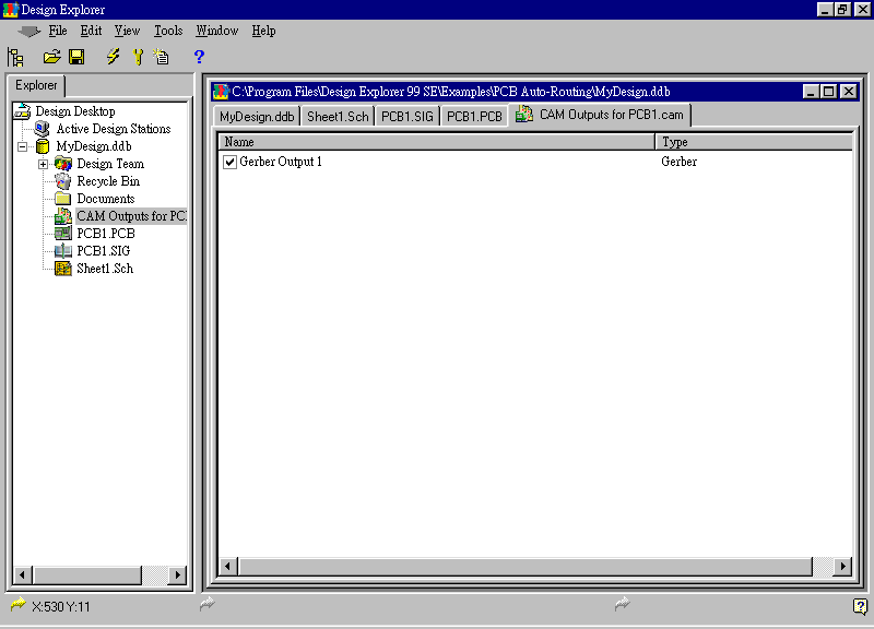 按下 Finish鈕結(jié)束Gerber輸出文件全部設(shè)置工作。