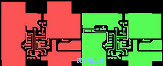 此操作可使文件中大部分的焊盤(pán)輸出后仍為焊盤(pán)，不會(huì)成為線性焊盤(pán)，并且不會(huì)產(chǎn)生像下圖一樣的短路情況