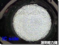 紅墨水染紅測(cè)試分析-IC面，允收