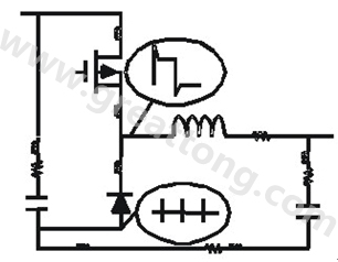 我們的設(shè)計(jì)范例顯示，有高達(dá)3A的電流必須從接地流回到源端(一個(gè)24V汽車(chē)電池或一個(gè)24V電源)。