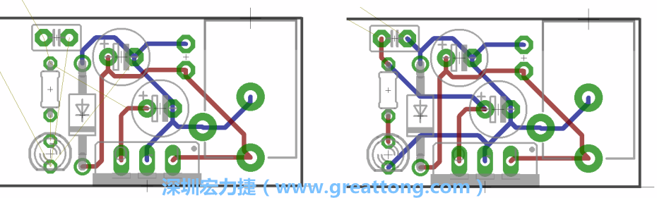 2.3. 下一步，進行布線并連接各個電源供應(yīng)的連結(jié)點。