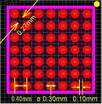 這一類BGA模塊設計已經是刷新底線，屬于最小加工能力范疇。